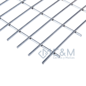 PANEL 1G 1,85X3,00 MTS  GALVANIZADA  EN 3,8 MM