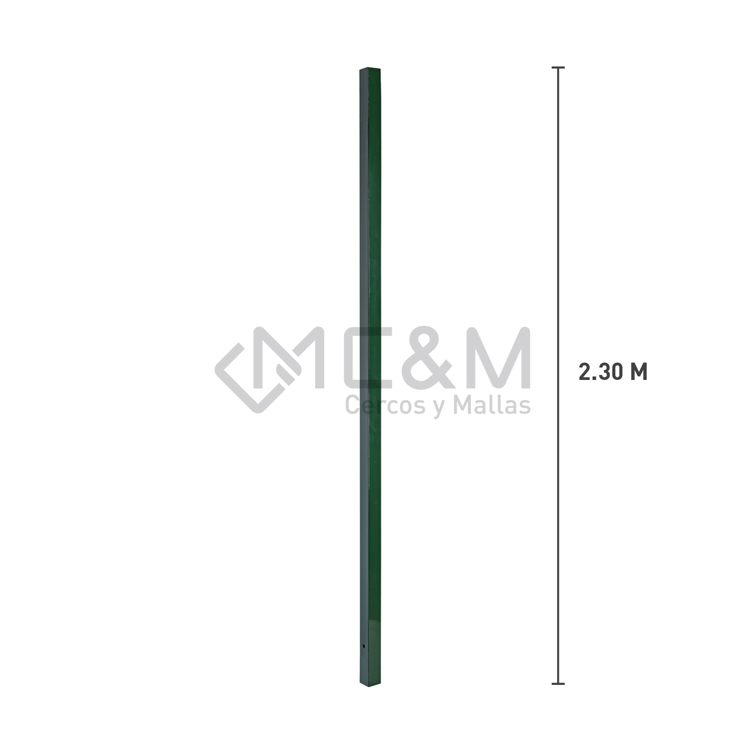 POSTE GALV/VERDE 60X60X1.5X2300MM - Imagen 3
